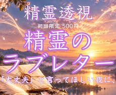 精霊透視✴︎今のあなたへ、精霊のお手紙を綴ります イメージ1