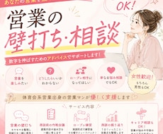 営業コーチング！悩むあなたを支援します イメージ1