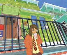 レトロな背景・人物、イラスト描きます イメージ1
