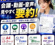 AIで文字起こし・要約しますます イメージ1