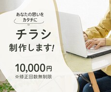 思わず手にとってしまう！そんなチラシを作ります イメージ1