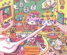 商用可！かわいくてシュールなイラスト描きます アイコン・動画・書籍など何でもご相談ください！