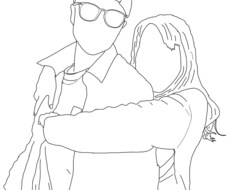写真をトレースして線画イラストを作成します イメージ1