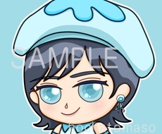 ミニキャラ(SD)アイコン【顔のみ／胸上】描きます 「顔のみ／胸上」構図のゆるかわアイコンを.☆.｡.:*・°