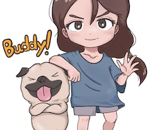 人や動物などのデフォルメイラスト制作します イメージ1