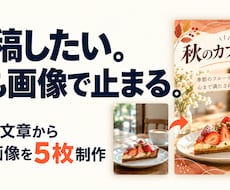 インスタ投稿画像を5枚作成します イメージ1