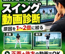 ゴルフスイングを動画で診断します イメージ1