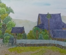 ほんわか、のんびりした水彩風景画描きます！ます イメージ1