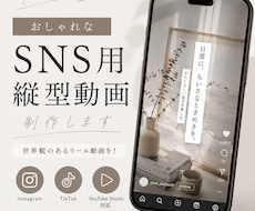 おしゃれなSNS用縦型動画を作成します 世界観のあるリール動画を作成します⭐︎