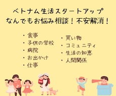 ベトナム移住・生活メッセージでの相談サポートします イメージ1