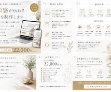 オープン記念【格安】信頼感あるHPを制作します イメージ1