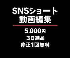 SNSショート動画を編集します イメージ1