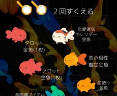選択自由！２匹の占い金魚で2025夏恋進めます 悩んでる間に夏終わるで！その恋進めるための２匹の占い金魚やで