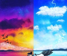 ツイッターのヘッダー、SNSのアイコン描きます