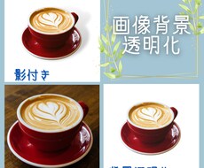 10枚まで可能！画像•写真の背景を透明化します イメージ1