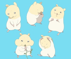 ゆるいアニマルキャラクター描きます イメージ1