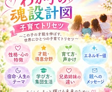 わが子の魂設計図・子育てトリセツ〜才能を伸ばします わが子の魂設計図・子育て〜才能を伸ばす世界にひとつトリセツ〜
