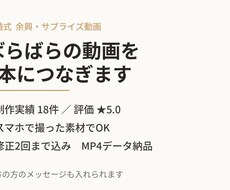 遠方の方も参加できる余興サプライズ動画作ります イメージ1