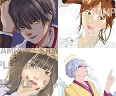 色々な絵柄でアイコンイラスト描きます SNSなどのイラストを描きます！！イメージを形にします！