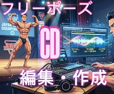 ボディビル、フリーポーズ予備含めCD2枚納品します JBBF入賞者ボディビルダーが選曲・編集します