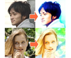 写真をイラストにします ＳＮＳのアイコンや、プロフィール画像などに！
