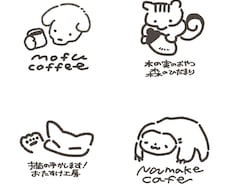 ゆるくてかわいいロゴデザインを提案します イメージ1