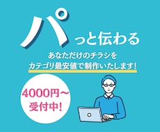 あなただけのチラシを制作します イメージ1