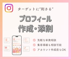Instagramプロフィールを添削します イメージ1