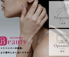 ホットペッパービューティーの集客UP提案します 集客に伸び悩んでいるオーナー様を元リクルート社員が救います