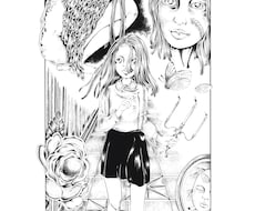 ダークで幻想的な人物絵を描きます イメージ1