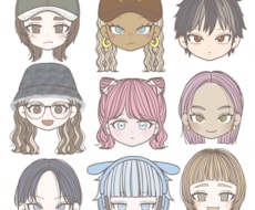 可愛いSNSアイコン描きます