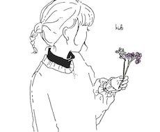 あなたのためにイラストをお描きます SNSのアイコンや ポストカードの挿し絵にオススメです