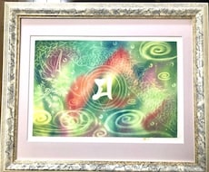 世界に一枚だけオリジナル梵字アート描かせて頂きます イメージ1