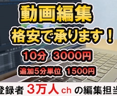 Youtube編集者が、動画編集を承ります イメージ1