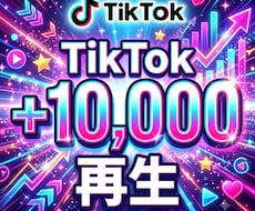 ティックトックTikTok再生数＋1万回増やします イメージ1