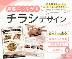 売上につながる飲食店チラシ制作します イメージ1