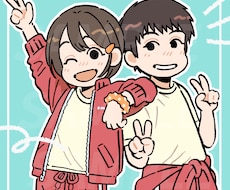 暖かみのある、ポップなイラストお描きします 表情豊かでいきいきと！目を惹くデフォルメイラスト◎