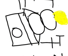 鏡餅を描きました、おめでたく思います イメージ1