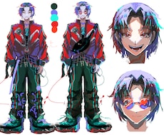 目を引く衣装とキャラクターデザインします 現役イラストレーターがあなたの世界観に寄り添い作成します