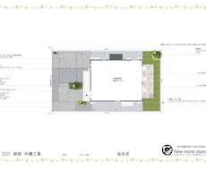 現役プロが提案　外構ガーデン図面作成します 平面図＋パース4カット　新築・リフォームの庭作りをサポート