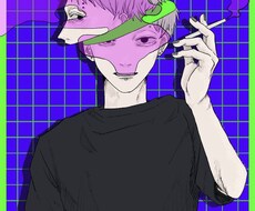 中毒性のあるアイコンを描きます イメージ1