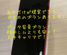 スマホ、携帯料金、安くするプラン、ご提案します イメージ1