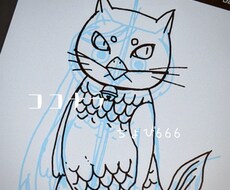 最愛の猫さんのイラスト描きます イメージ1