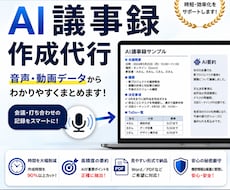 支援リーダーがAIで議事録・支援記録を代筆します イメージ1