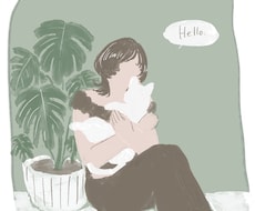 抽象的なかわいいイラスト描きます イメージ1