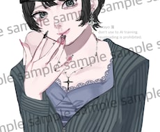 アイコンや1枚絵、キャラデザインまで幅広く承ります 50件以上の実績があり、塗り方や絵柄の調整も可能です
