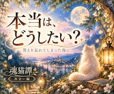 本当の自分を“あなただけの魂猫”から読み解きます 「このままでいいのかな」心の奥の声に出会う物語