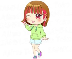 デフォルメキャラ作成いたします イメージ1