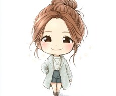 オリジナルLINEスタンプ用ミニキャラ作ります