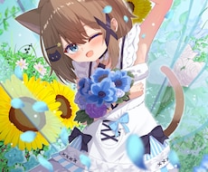 最短3日納品！オリジナルキャラの1枚絵を製作します イメージ1